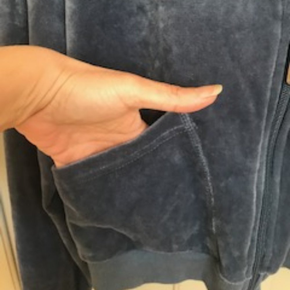 Young USA Dark Blue Hoodie with Rhinestones_8